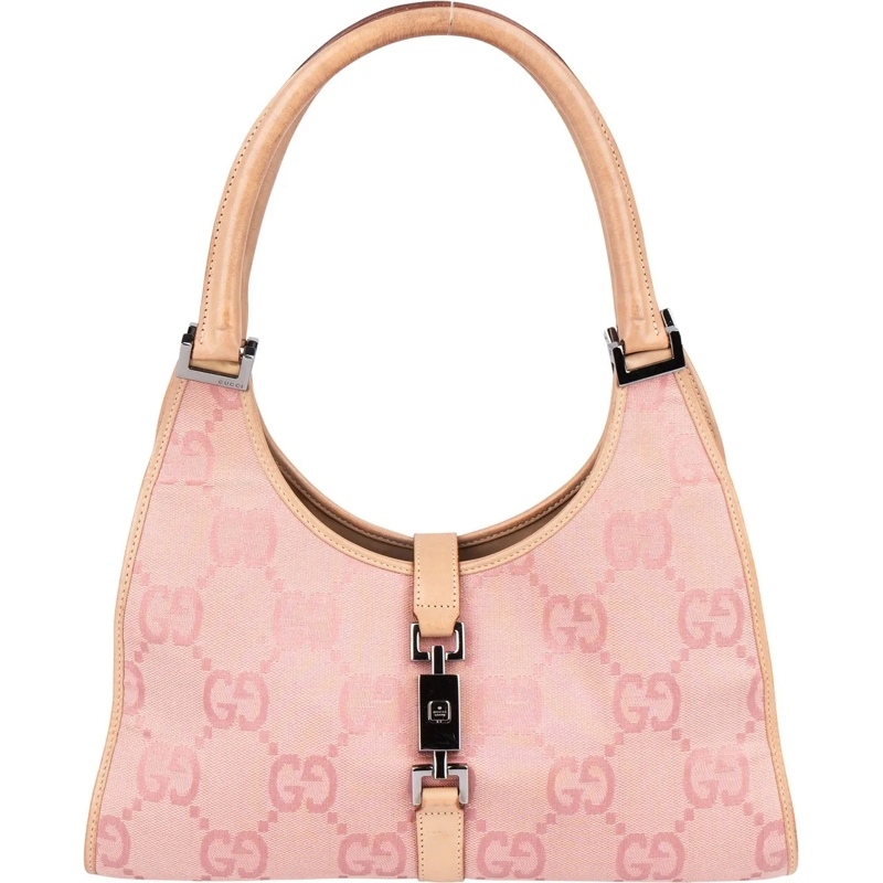 Gucci Schultertasche Gucci GG Monogram Jackie Handbag rose