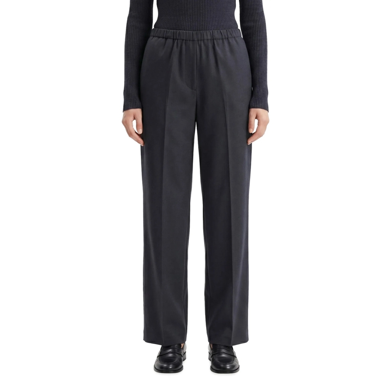 Fabiana Filippi Freizeithose Weite Stoffhose Trevi dunkelblau(Image 2)