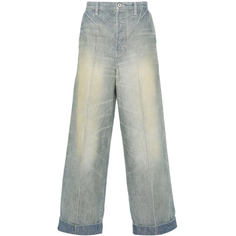 Kenzo Jeans mit geradem Bein Trousers Dirty Stone grau