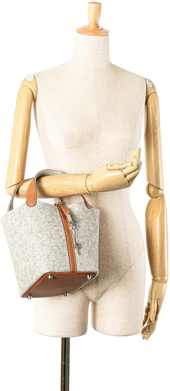 Thumbnail - Hermès Crossbody Bags - Feutre and Swift Picotin Lock 18 - Gr. unisize - in Grau - für Damen