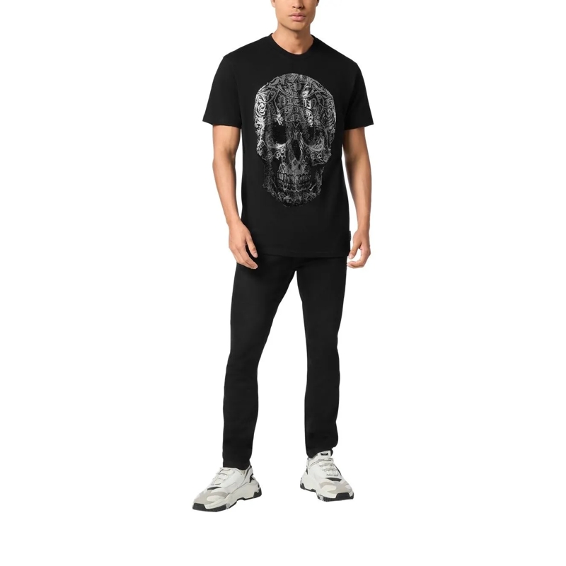 Philipp Plein T-Shirt T-Shirt Rundhalsausschnitt Ss Skull schwarz(Image 3)