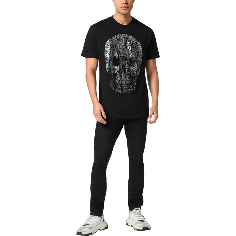 Philipp Plein T-Shirt T-Shirt Rundhalsausschnitt Ss Skull schwarz(Image 4)