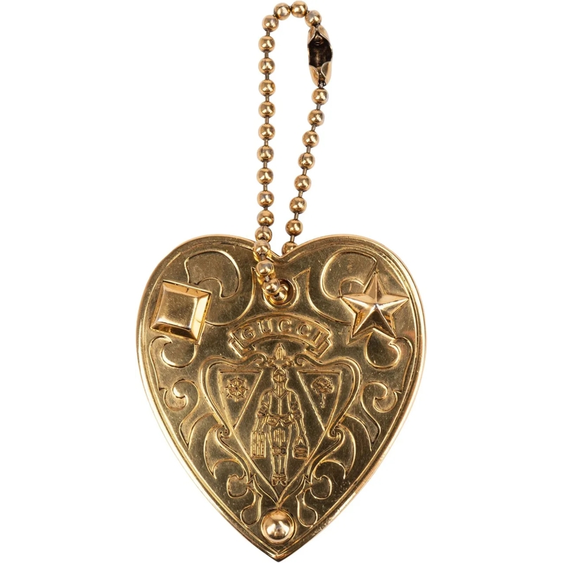 Gucci Schultertasche Gucci Golden Knight Heart Bags Pendant mehrfarbig