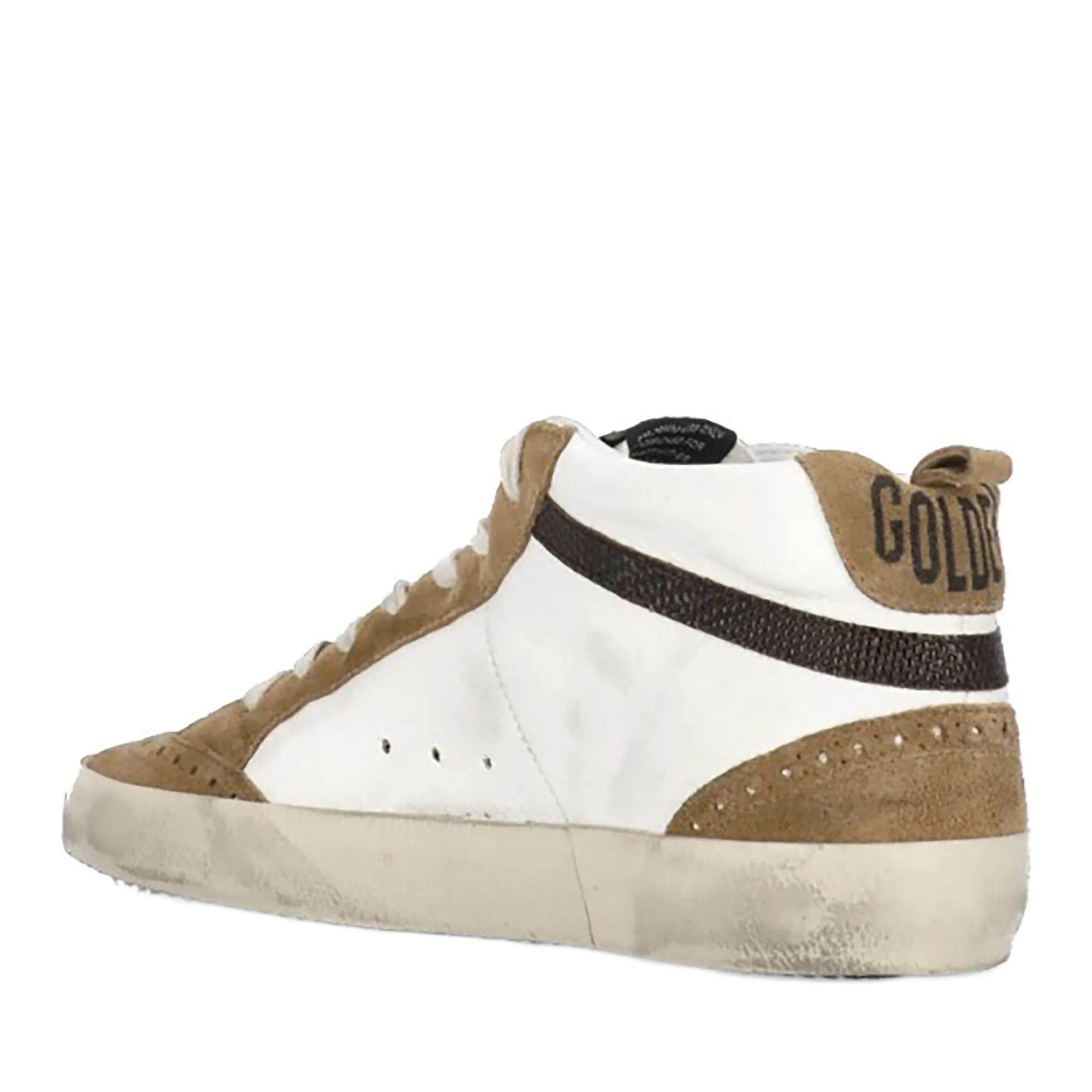 Golden Goose Low-Top Sneakers Mid Star Sneakers in wit