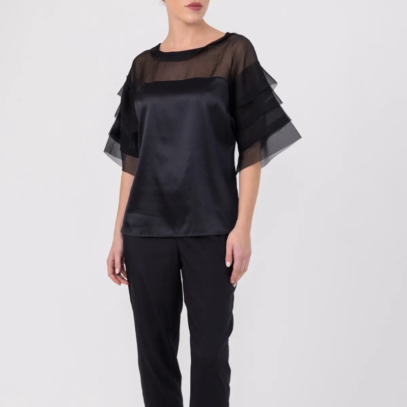 Helene Galwas Bluse Bluse DONNA schwarz(Image 2)