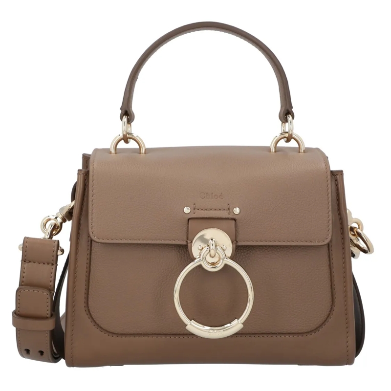 Chloé Schultertasche Tess Mini Bag Brown Brown