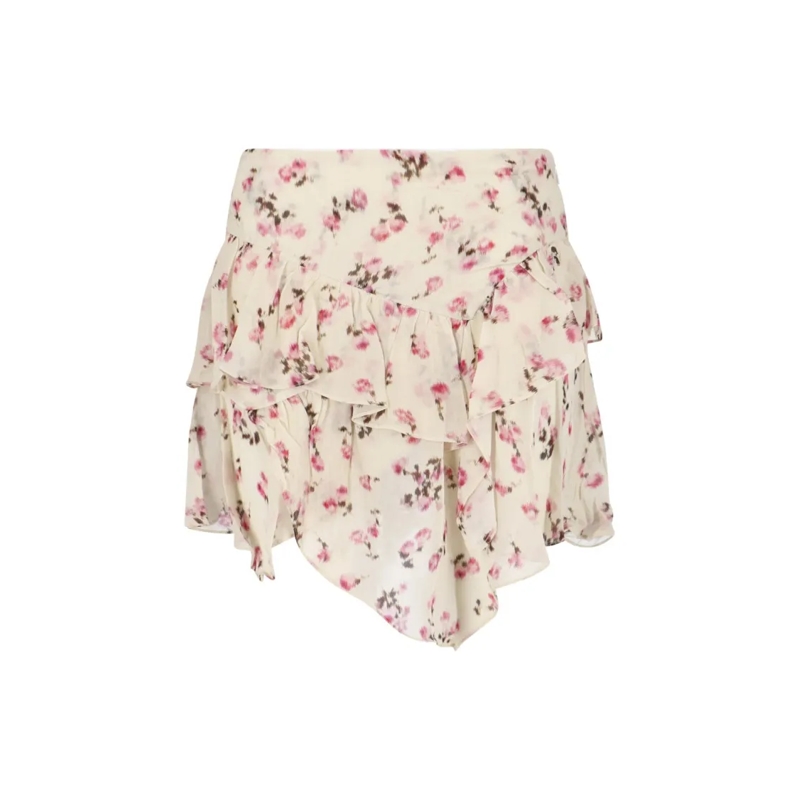 Etoile Isabel Marant Minirok Mini Skirt Beige Neutrals