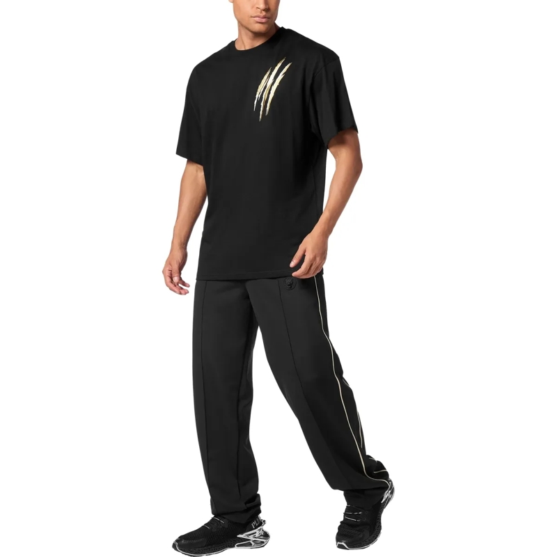 Plein Sport T-Shirt T-Shirt Rundhalsausschnitt Ss Scratch schwarz(Image 4)