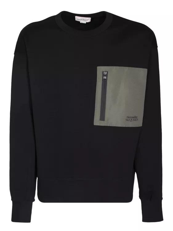 crew neck cotton sweatshirt