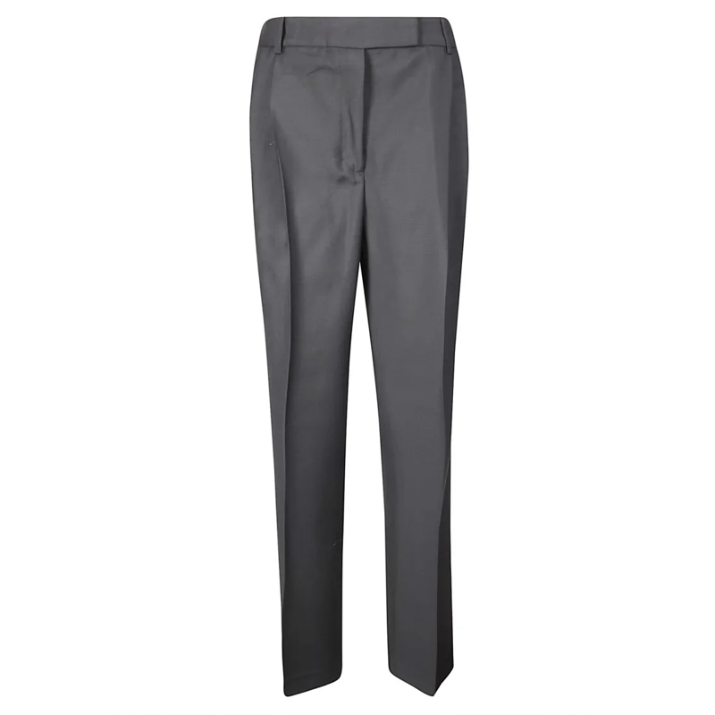 Róhe  Mid-Waist Tailored Trousers Grey