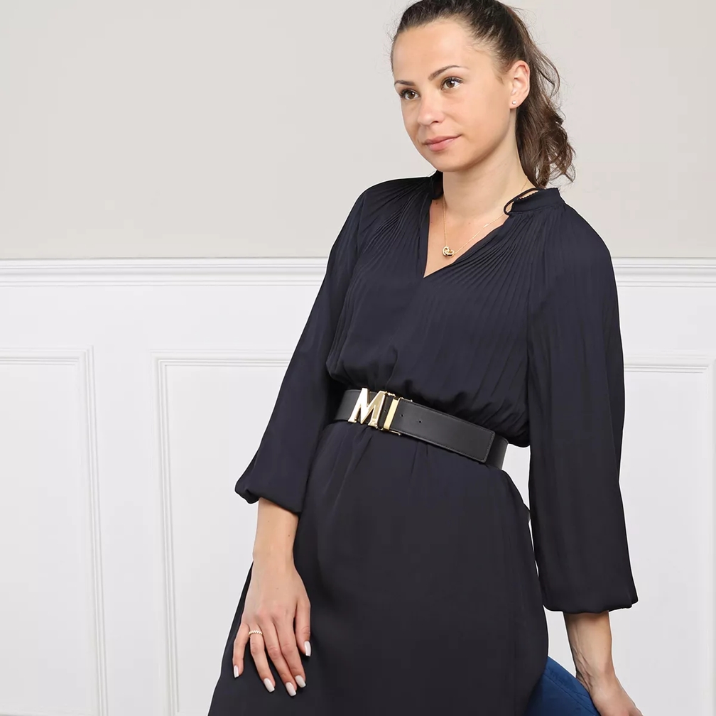 MCM Claus Reversible Belt Adjustable Black | Wendegürtel
