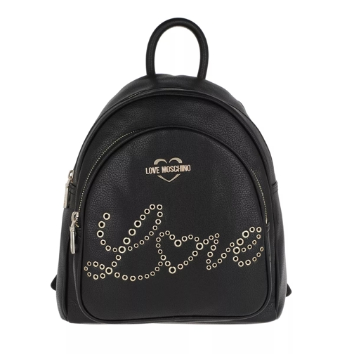 Love Moschino Backpack Leather Nero Sac à dos