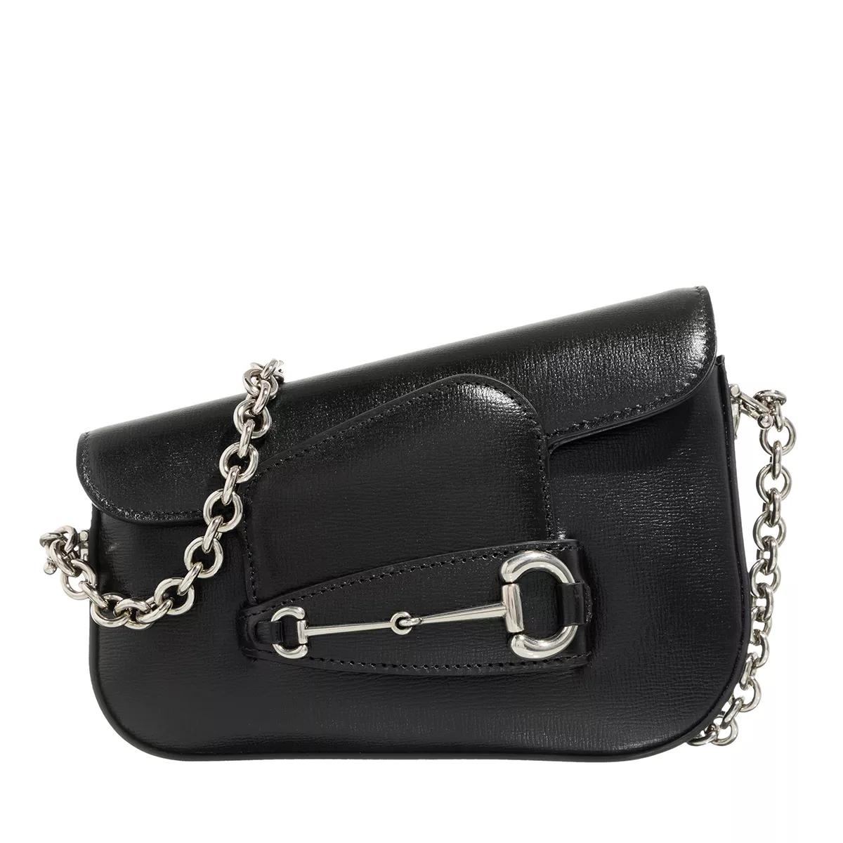 Gucci Crossbody Bags - Horsebit 1955 Mini Shoulder Bag - Gr. unisize - in Schwarz - für Damen