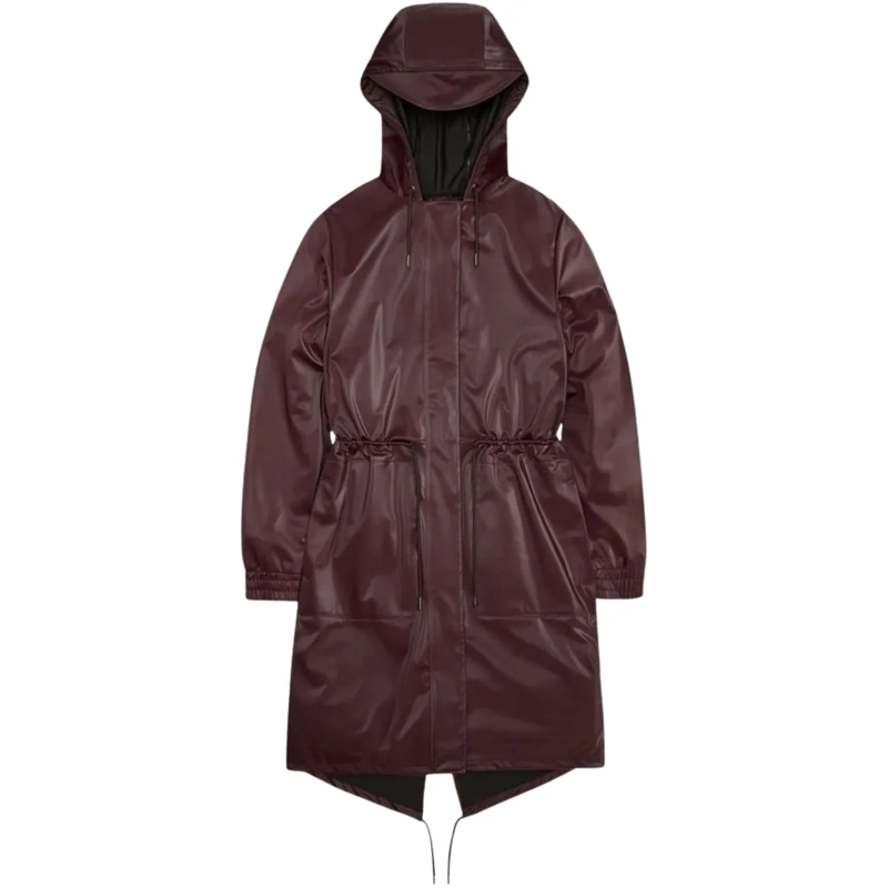 Rains Trenchcoat Rains String W Parka's Bordeaux 18550 String W rot