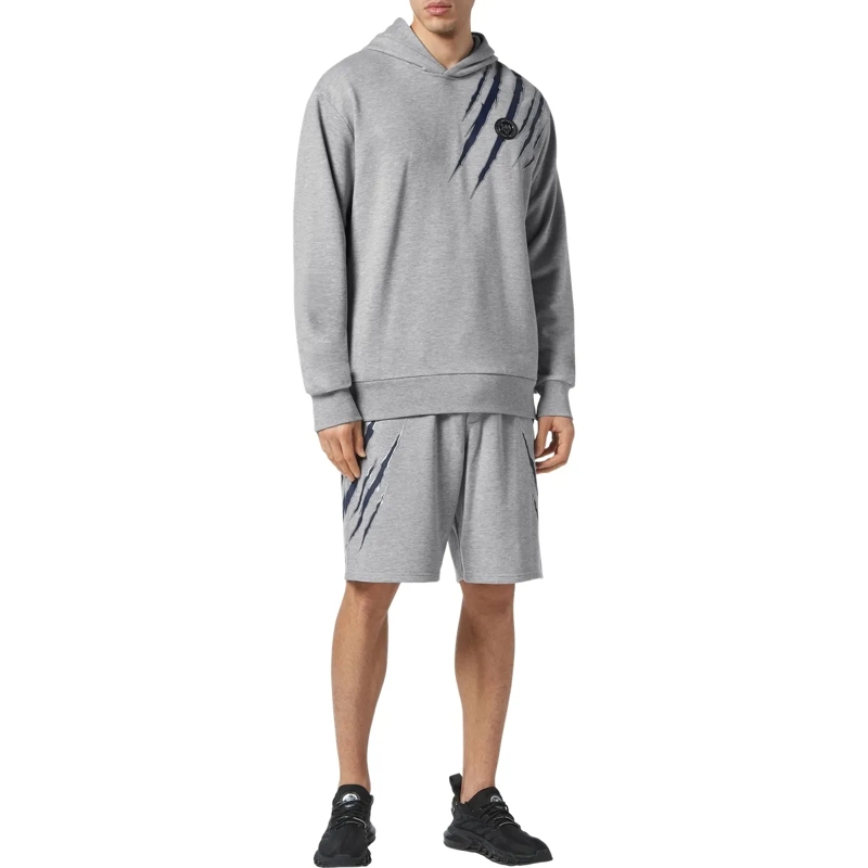 Plein Sport Top Sweatshirt Mit Kapuze Scratch grau(Image 4)