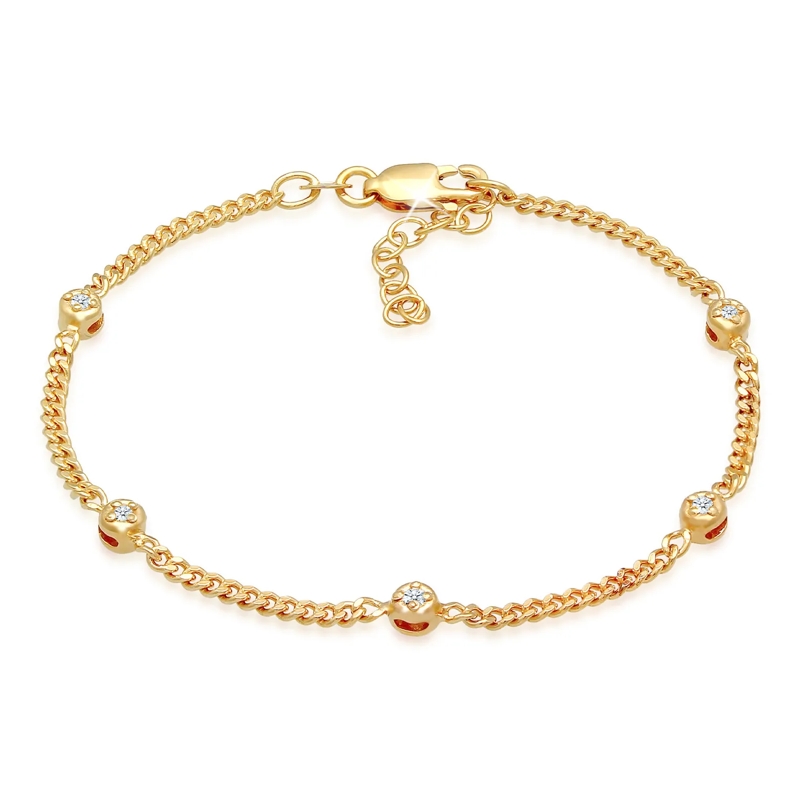 Elli Armband Bracelet Ladies Elegant Classic Adjustable with DI Silver