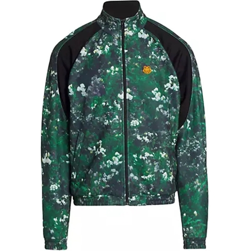 Kenzo Daunenjacken Kenzo Printed Track Jacket grün