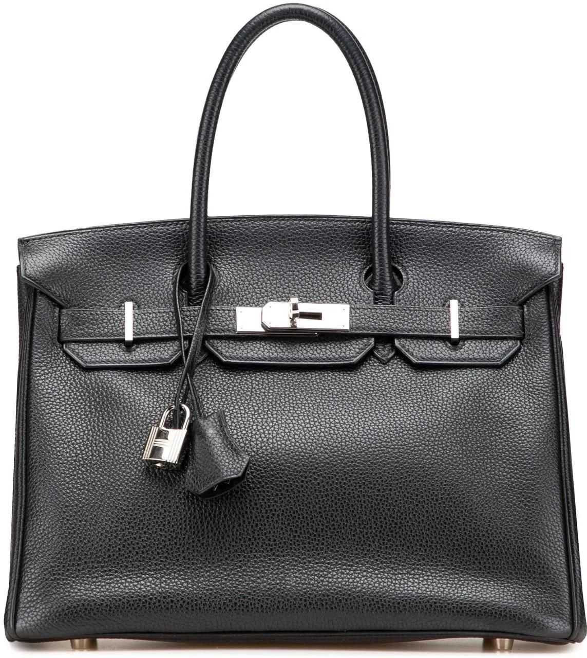 Hermès Crossbody Bags - Togo Birkin Retourne 30 - Gr. unisize - in Schwarz - für Damen