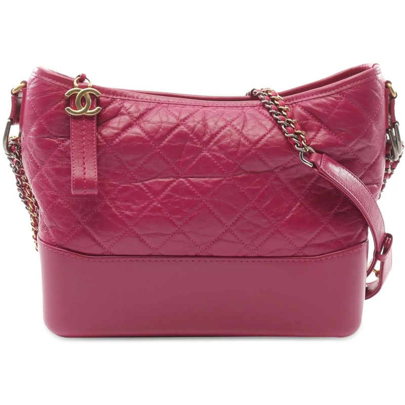 Chanel Sac à bandoulière Medium Aged Calfskin Gabrielle Crossbody rose