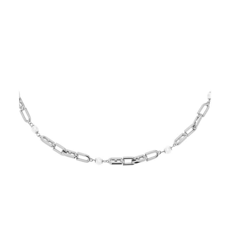 Furla Mittellange Halskette Halskette Furla Chained Logo silber(Image 3)