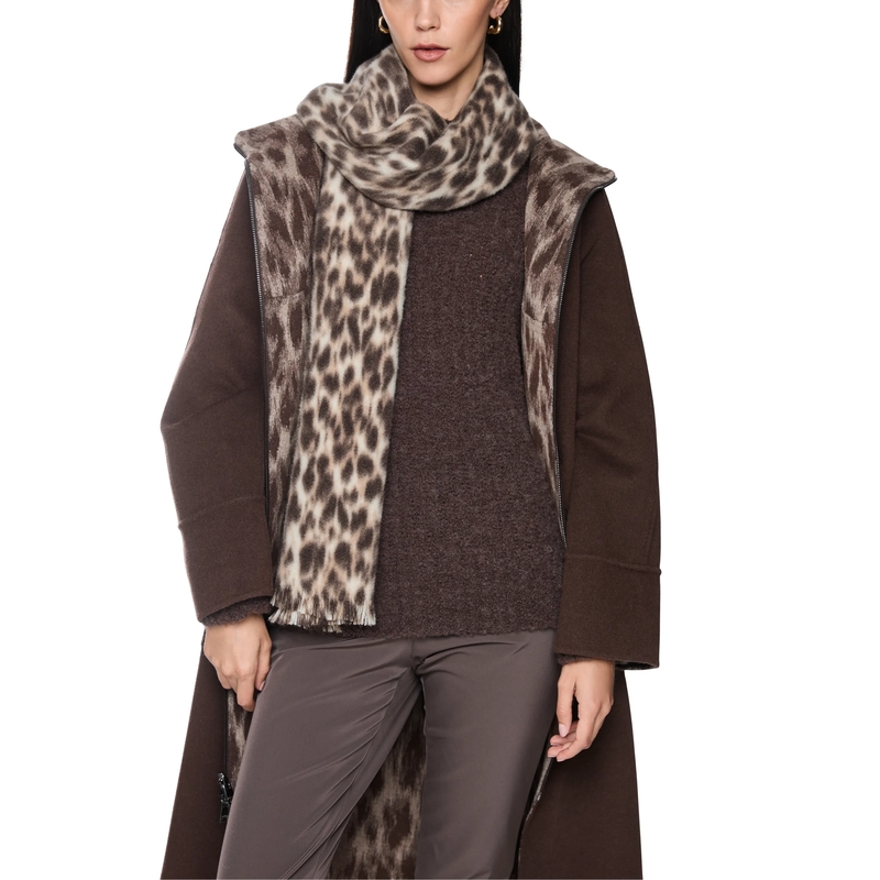 Marc Cain Halsdoek Schal seal brown(Image 2)