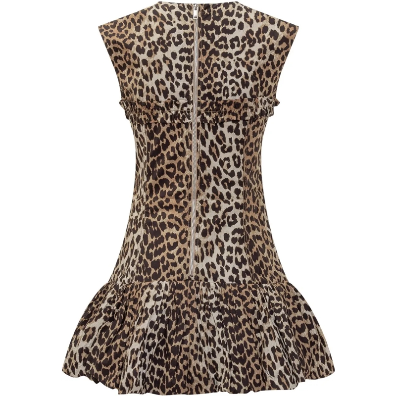 GANNI Minikleid Abito con Corsetto beige(Image 2)