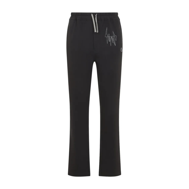Moncler Jogginghose Full-Length Heavy Cotton Jersey Jogger Pants With  Black
