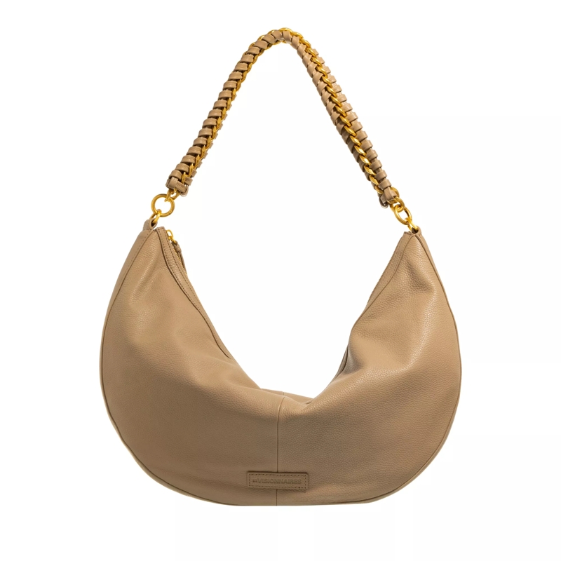 LES VISIONNAIRES Hobo Bag Enya Chain Light Oak