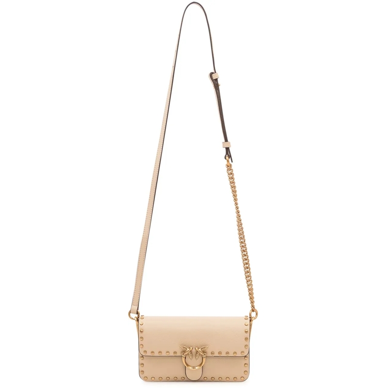 Pinko Schultertasche Love One Slouchy Baby Borsa a Spalla beige(Image 2)