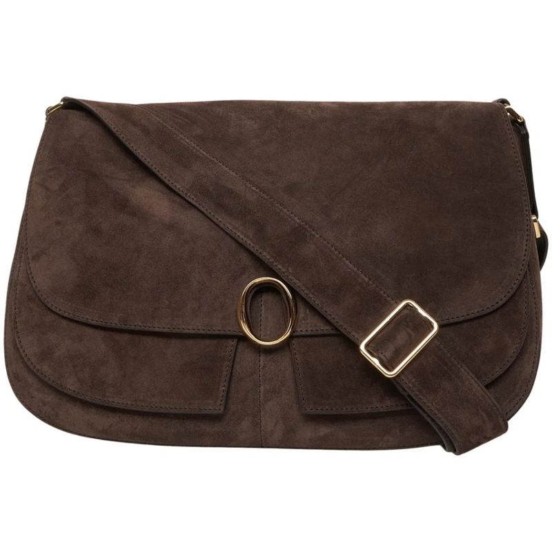 Orciani Schultertasche Suede shoulder bag braun