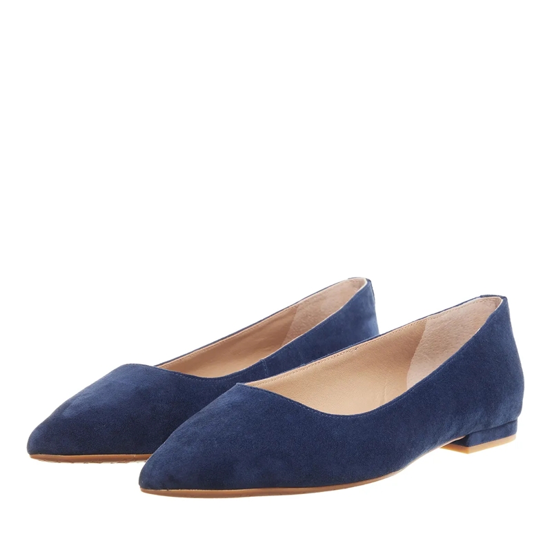 Lauren Ralph Lauren Ballerinas Londyn-Flats-Ballet Refined Navy
