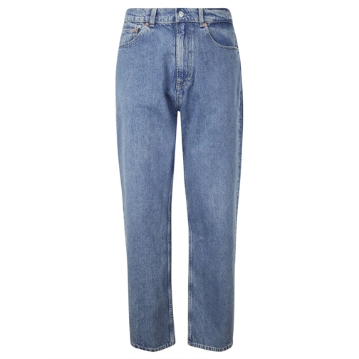 Our Legacy Jeans Five Pocket Straight Cotton Jeans Blue