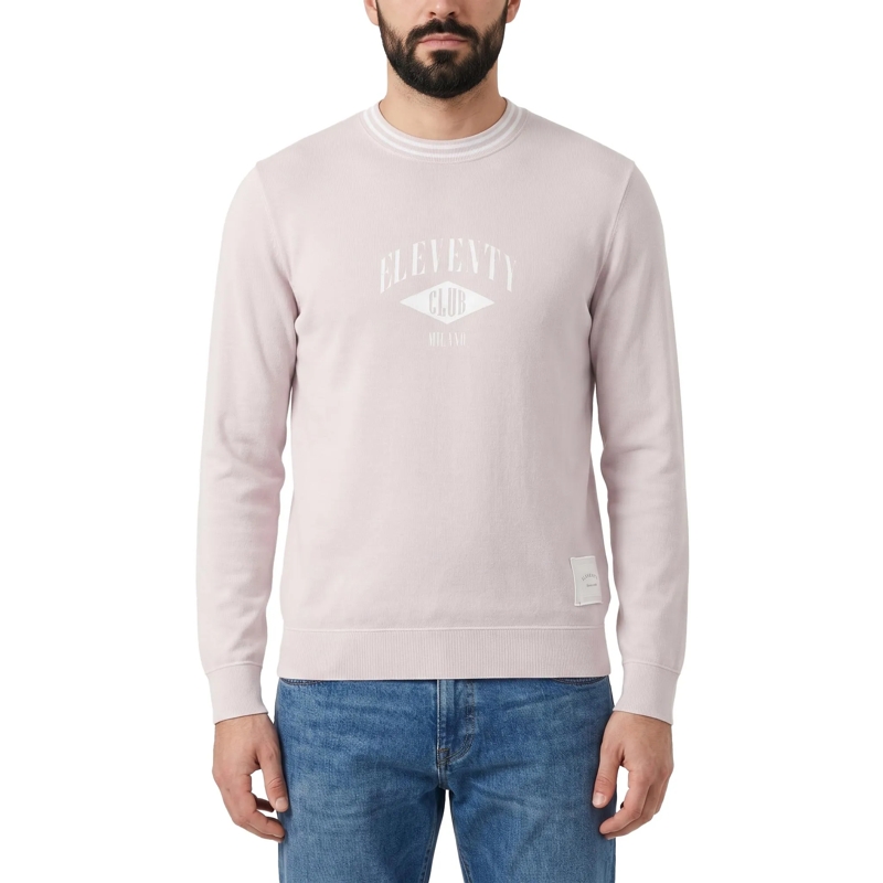 Eleventy  Pullover aus Baumwolle pink(Image 2)
