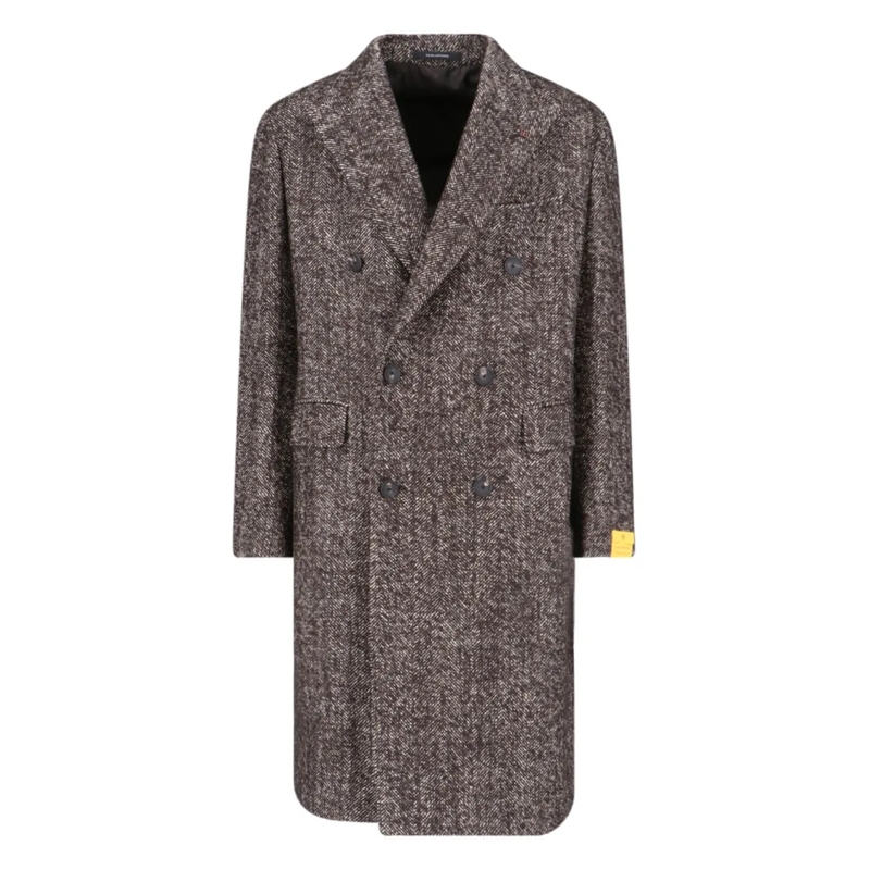 Tagliatore  Double-Breasted Coat Brown