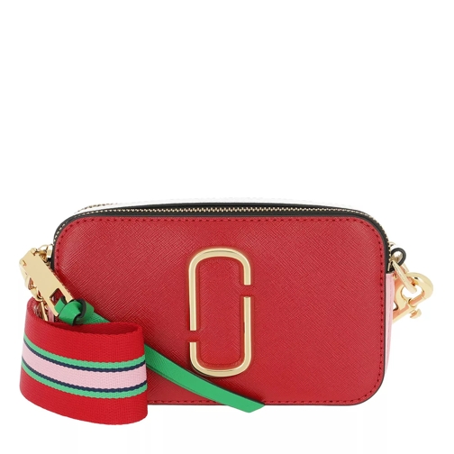 Marc Jacobs Snapshot Crossbody Bag Leather Fire Red Crossbody Bag