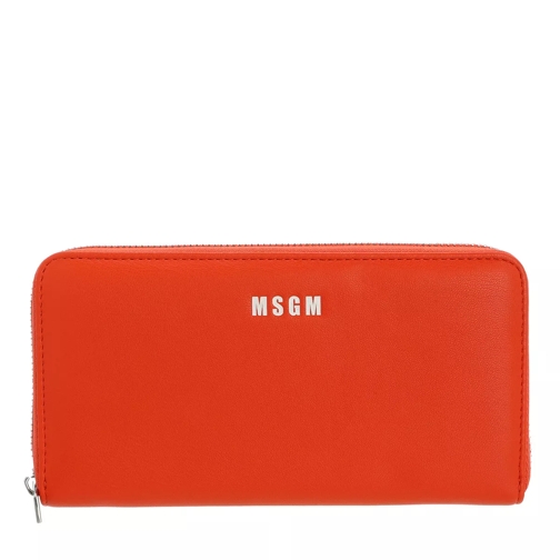 MSGM Wallet Orange Continental Wallet-plånbok