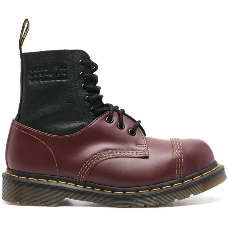 Maison Margiela Stiefel Boots Bordeaux rot