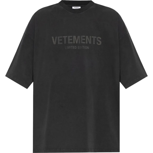 Vetements T-Shirts Vetements T-shirts and Polos Black schwarz