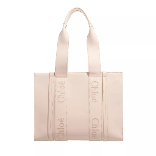 Chloé Small Woody Handbag Cement Pink Shopper
