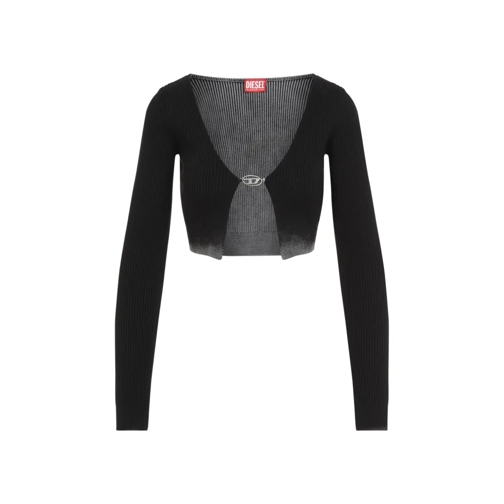 Diesel M-Latina Top Black Hauts à manches longues