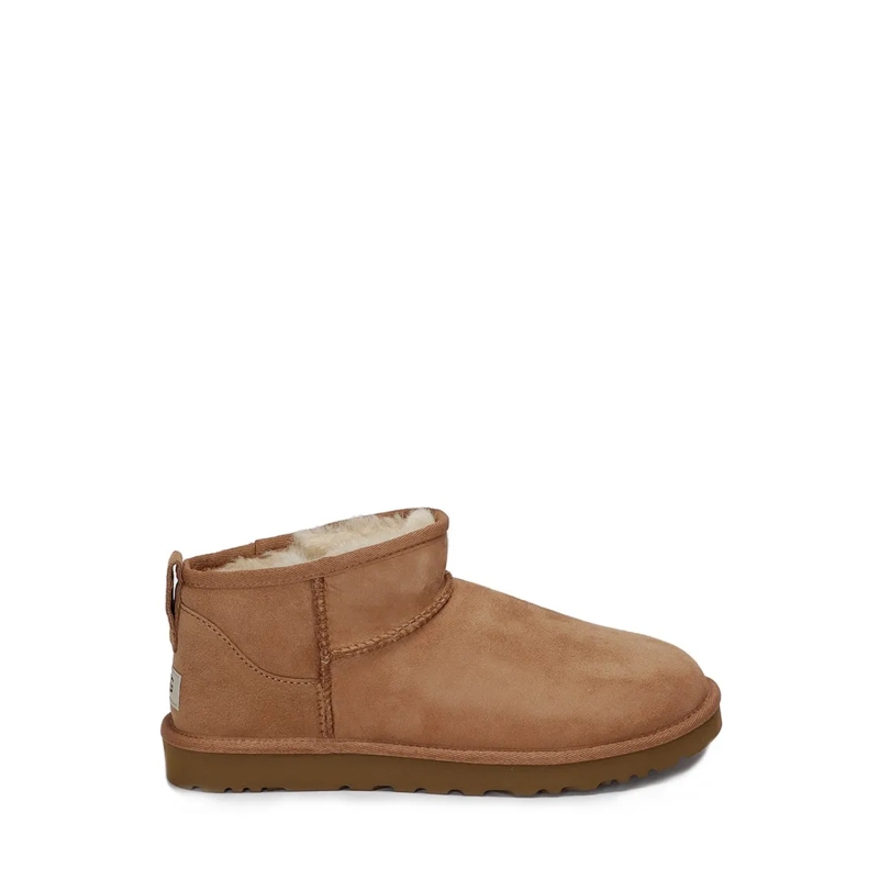 UGG Bottes Mini Brown Suede Boots Brown