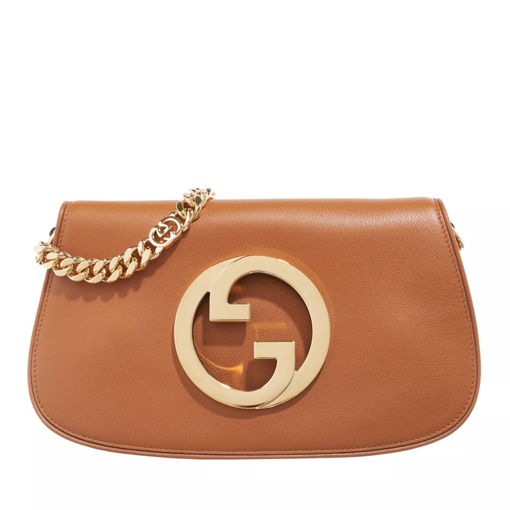 Gucci Blondie Shoulder Bag Cognac Crossbody Bag