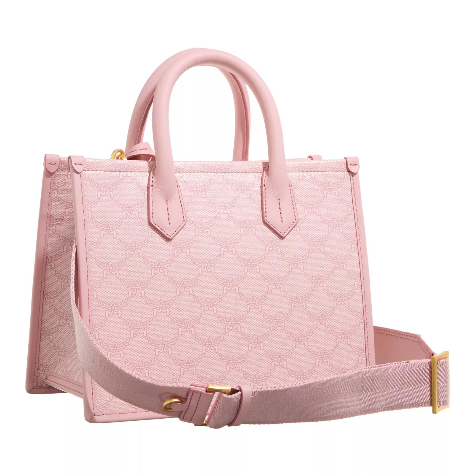 MCM Totes & shoppers Himmel Lts Tote Small in poeder roze