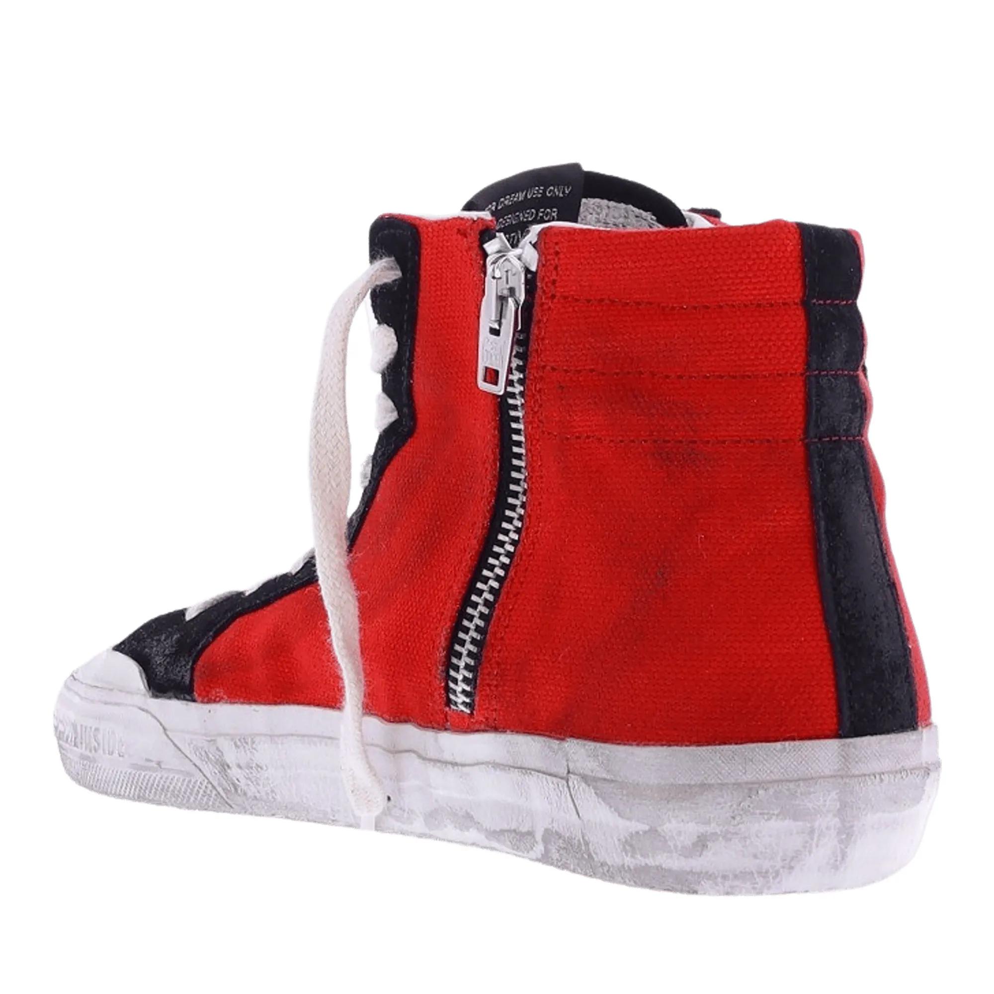 Thumbnail - Golden Goose Low-Top Sneaker - Dames Slide Sneaker Rood/Zwart - Gr. 38 (EU) - in Rot - für Damen