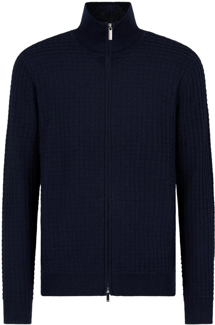 Thumbnail - Emporio Armani - Sweaters Treccia Blu - Größe XL - blue