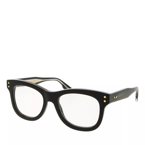 Gucci GG1086S-001 51 Woman Acetate Black-Transparent Glasses