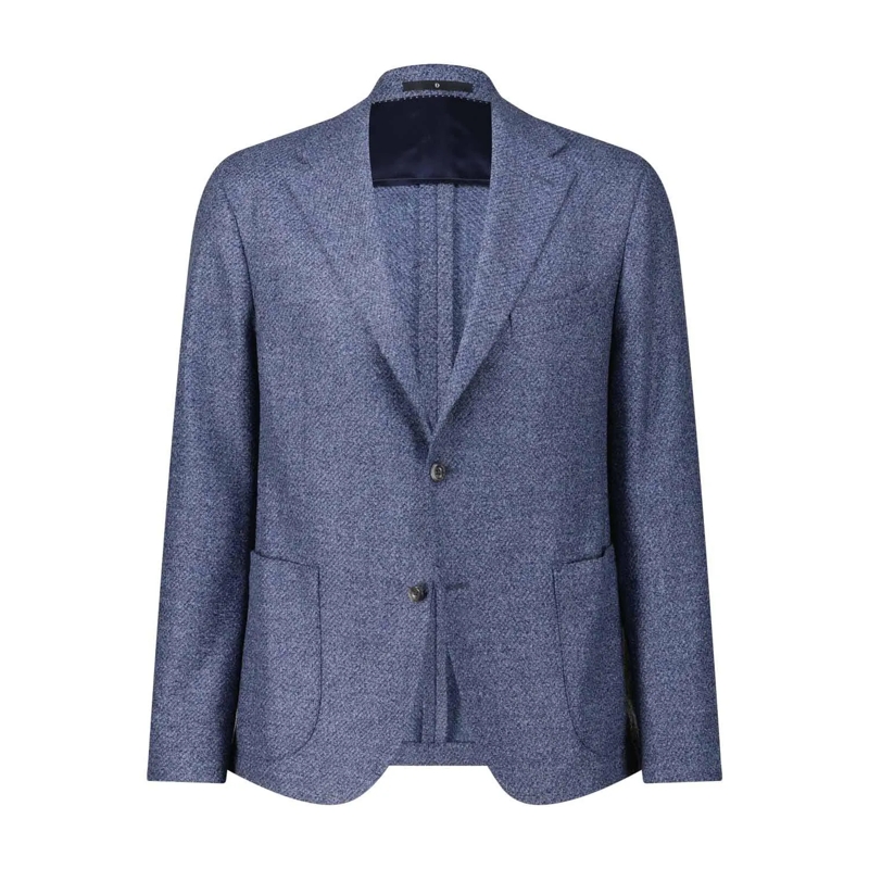 Dressler Anzugjacke Sakko Sawyer aus Schurwolle Blau