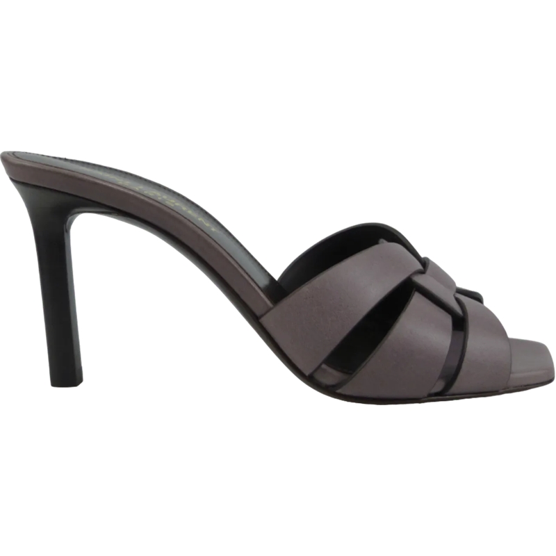 Saint Laurent Slides Sandalo mules viola lila