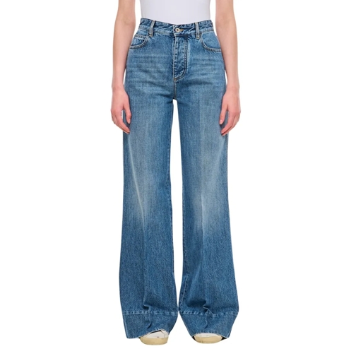 Bottega Veneta Jeans Palazzo Denim Pants Blue