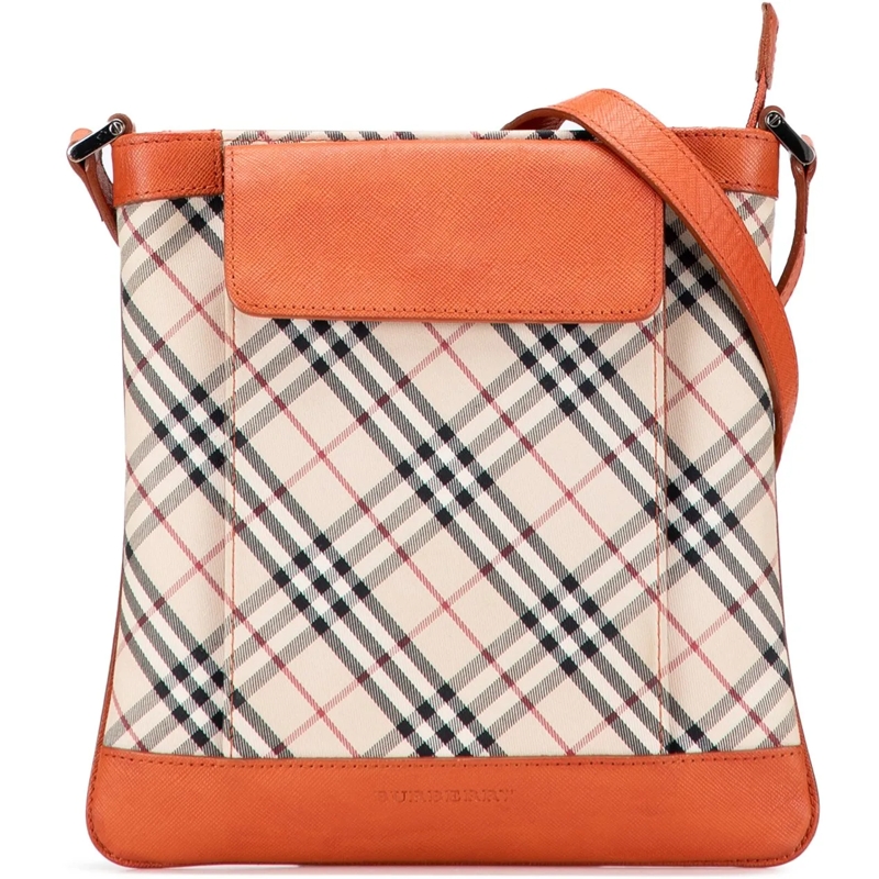 Burberry Sac à bandoulière Nova Check Canvas Crossbody braun